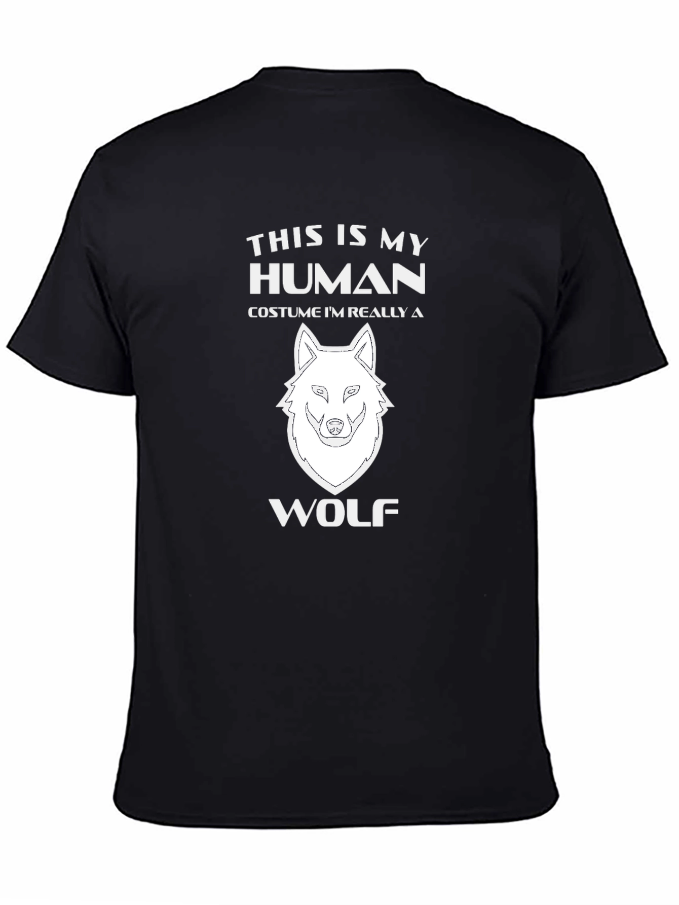 This Is My Human Costume Wolf T-Shirt