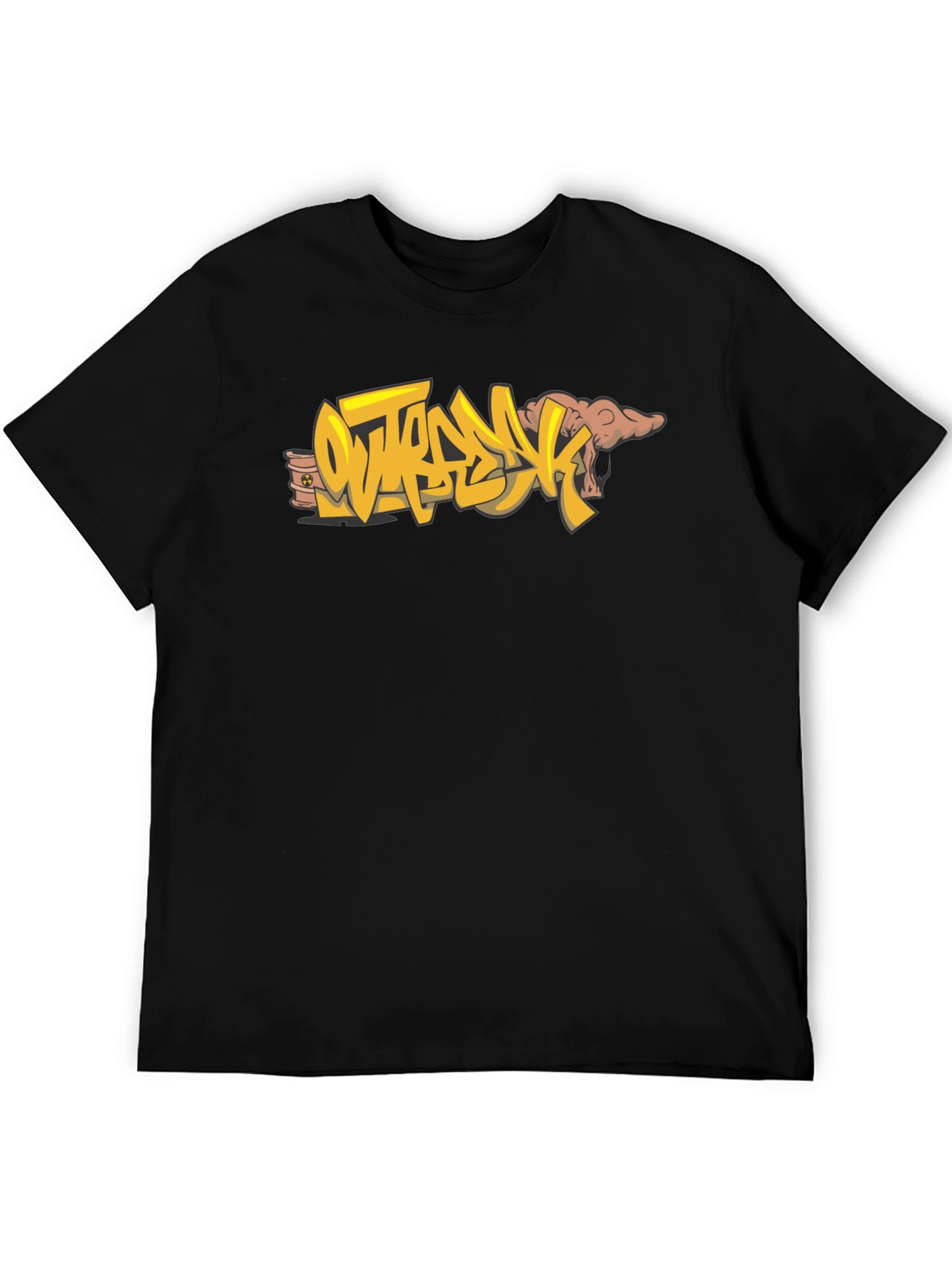 Outbreak Graphic Tee - Bold Style Black Cotton T-Shirt