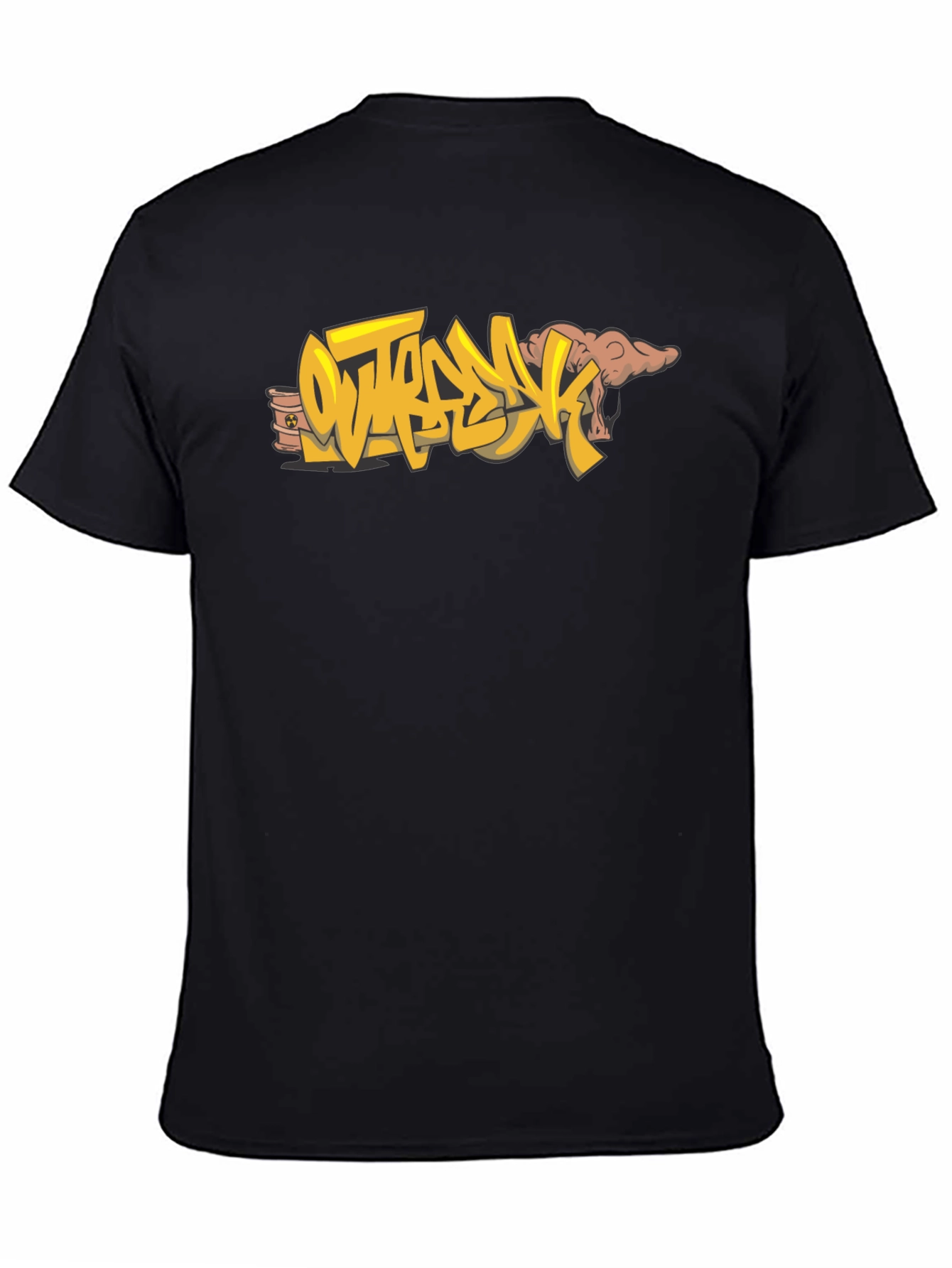 Outbreak Graphic Tee - Bold Style Black Cotton T-Shirt