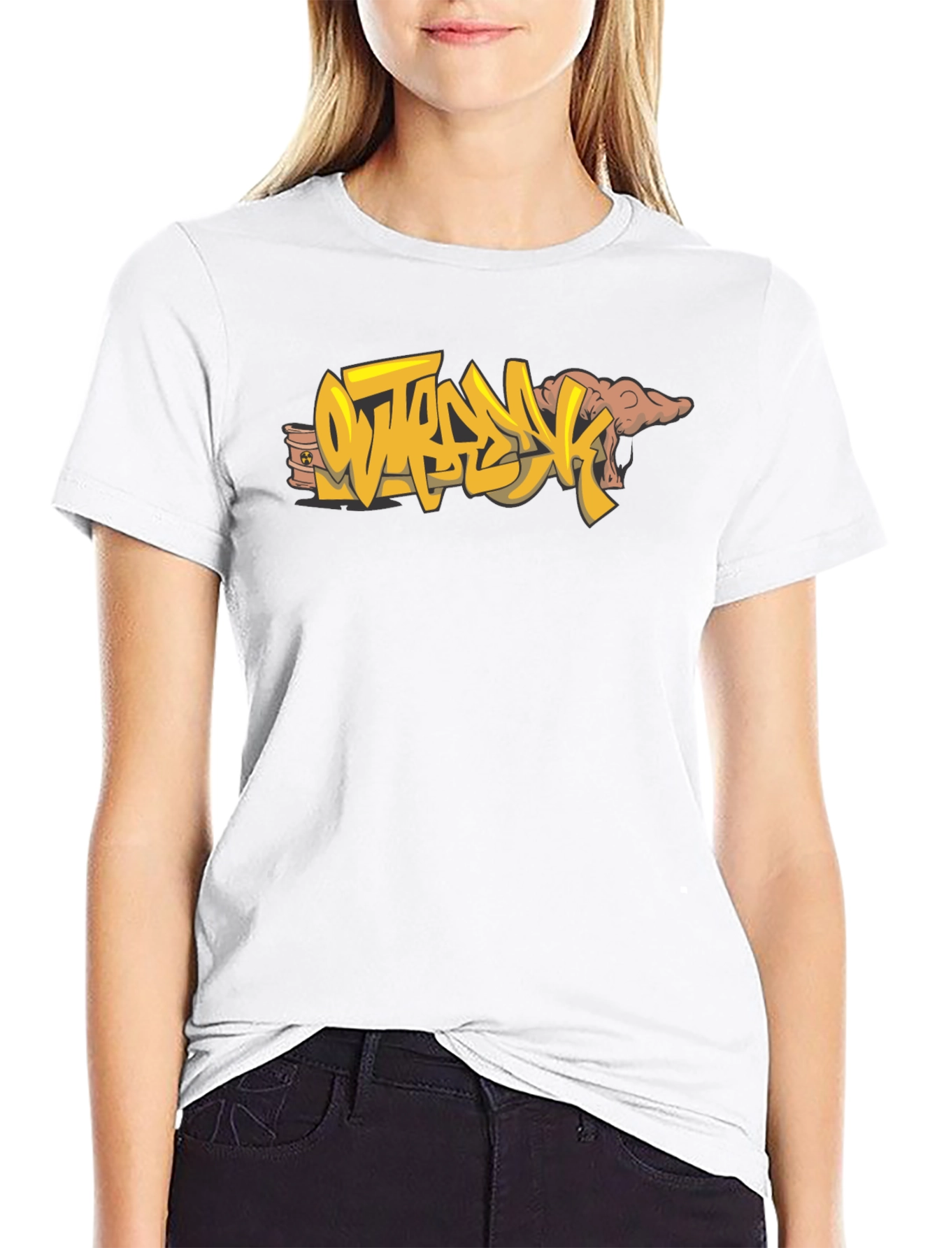 Outbreak Graphic Tee - Bold Style Black Cotton T-Shirt