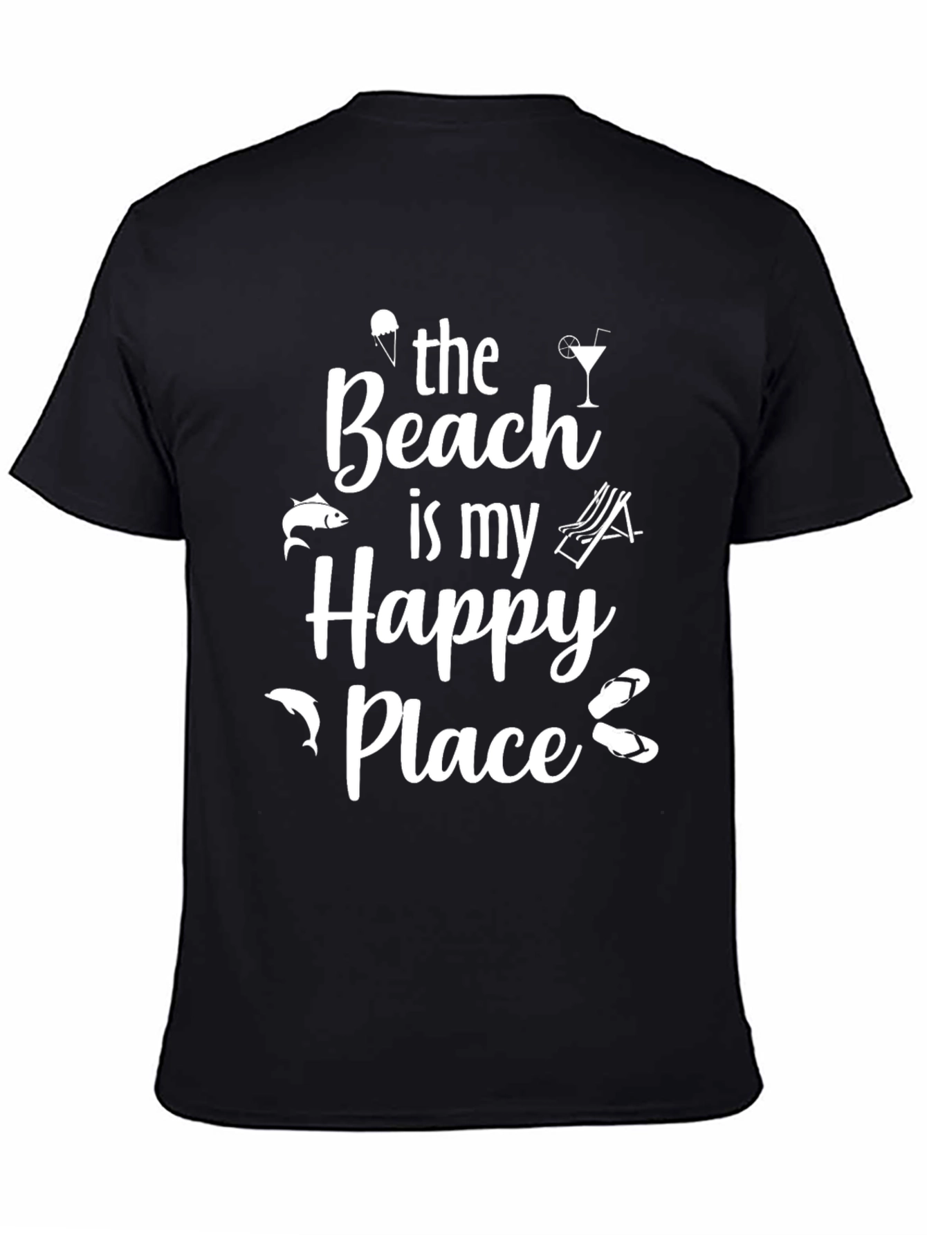 Beach Is My Happy Place Graphic T-Shirt