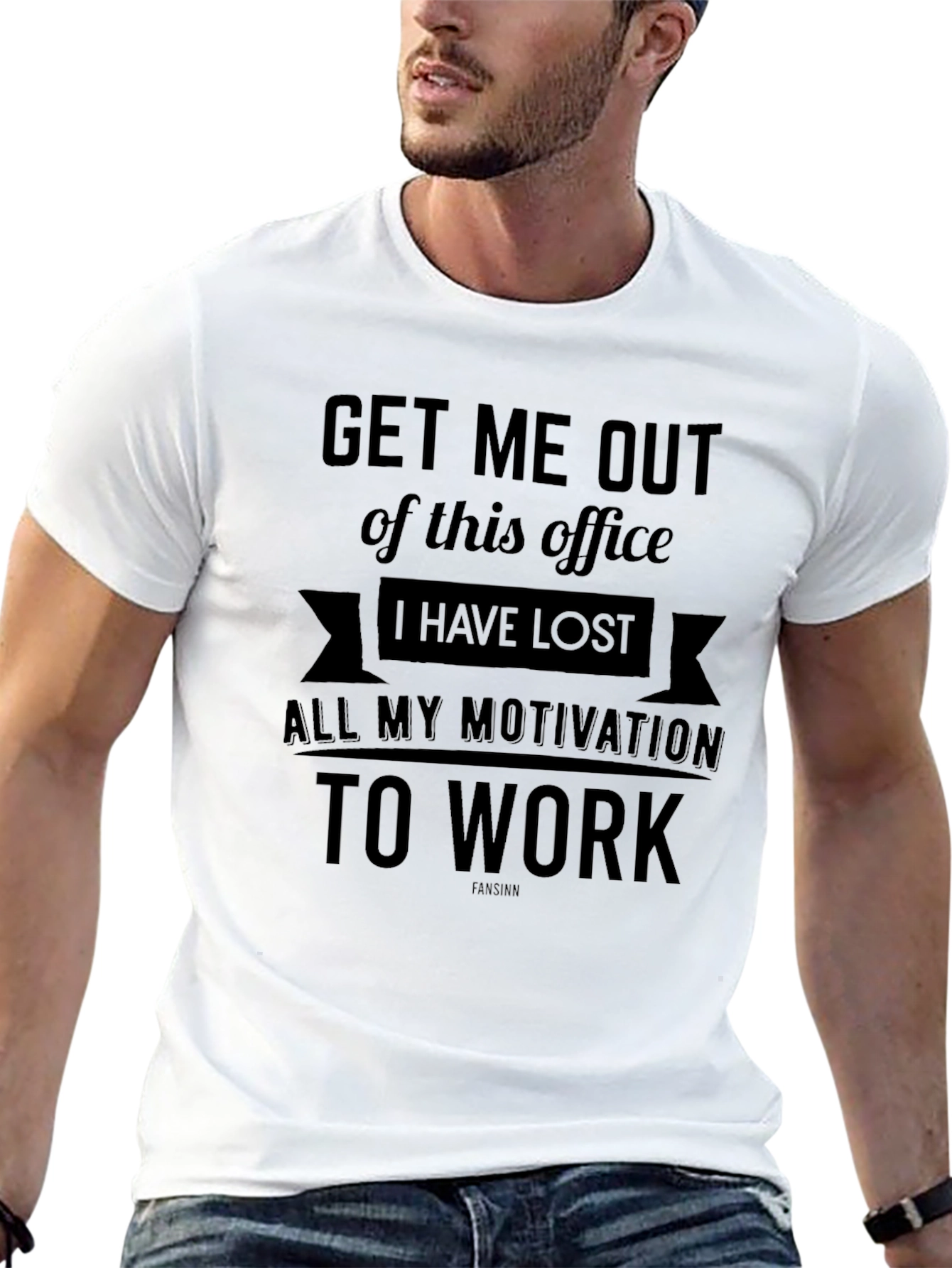Get Me Out Office T-Shirt - Motivation Humor