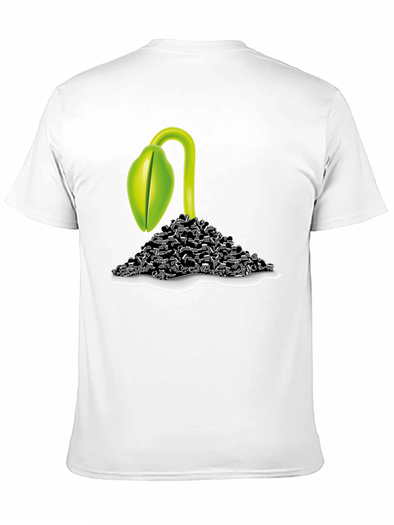 Sprout Graphic T-Shirt - Black Cotton Tee