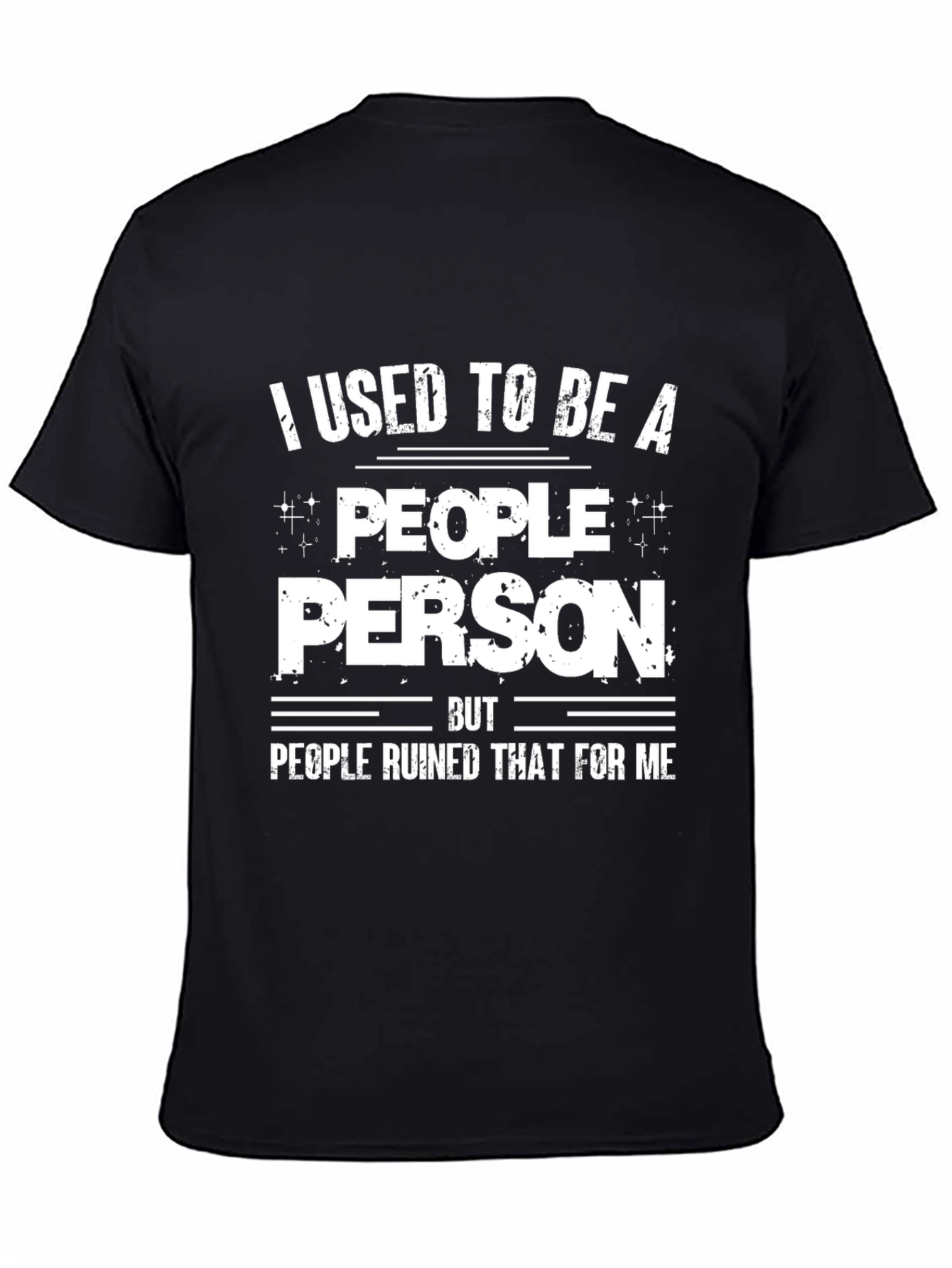 Funny People Person Black T-Shirt