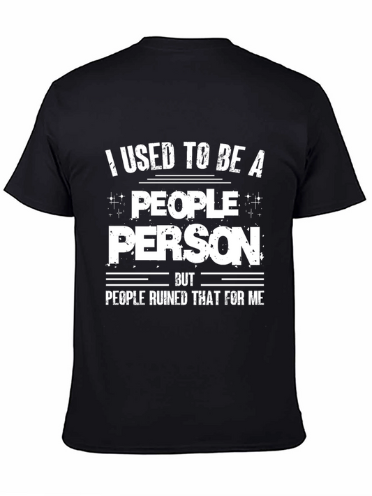 Funny People Person Black T-Shirt