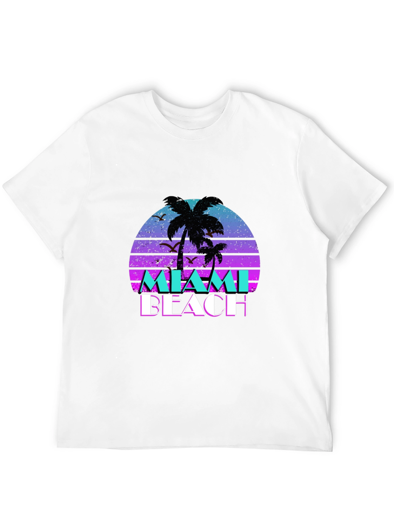 Miami Beach Retro Graphic T-Shirt
