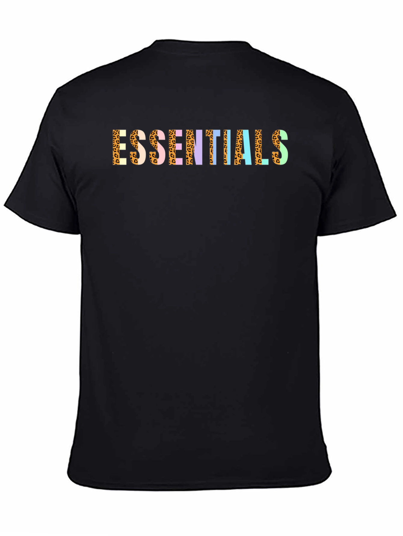 Essentials Leopard Print Crew Neck Tee