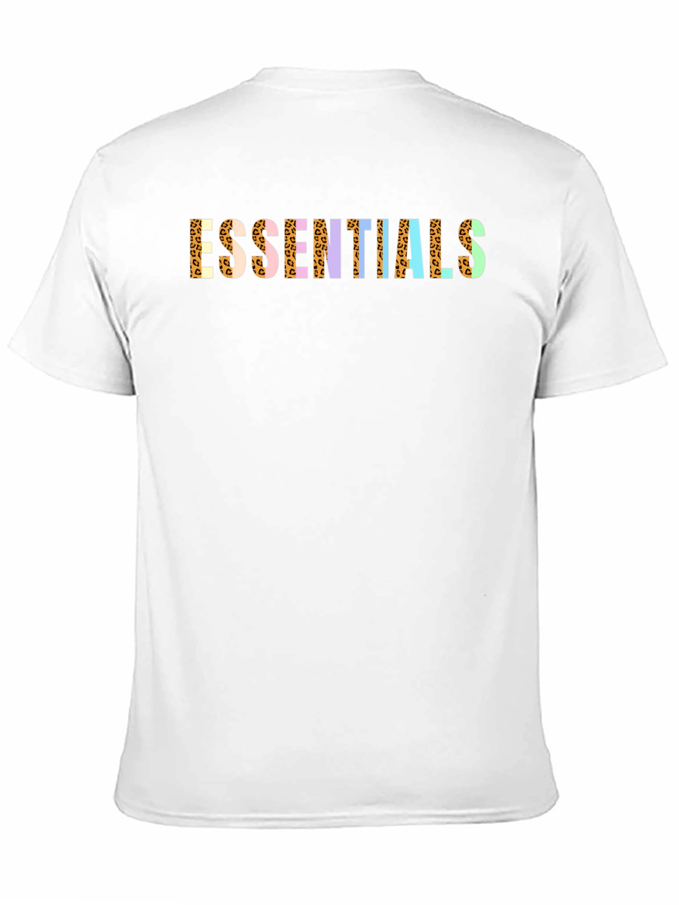Essentials Leopard Print Crew Neck Tee