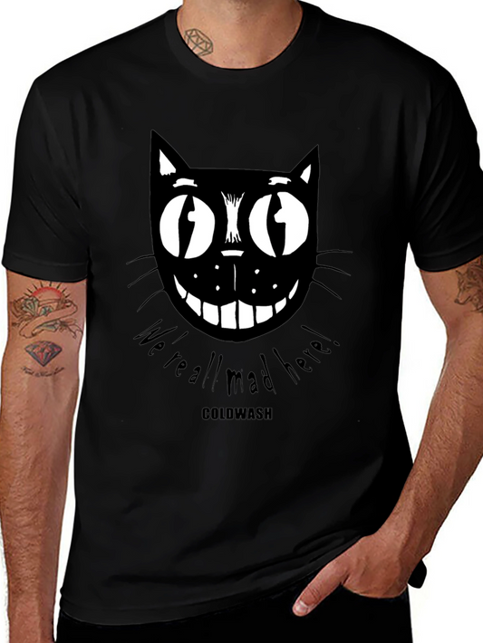 Mad Cat Graphic Print Tee