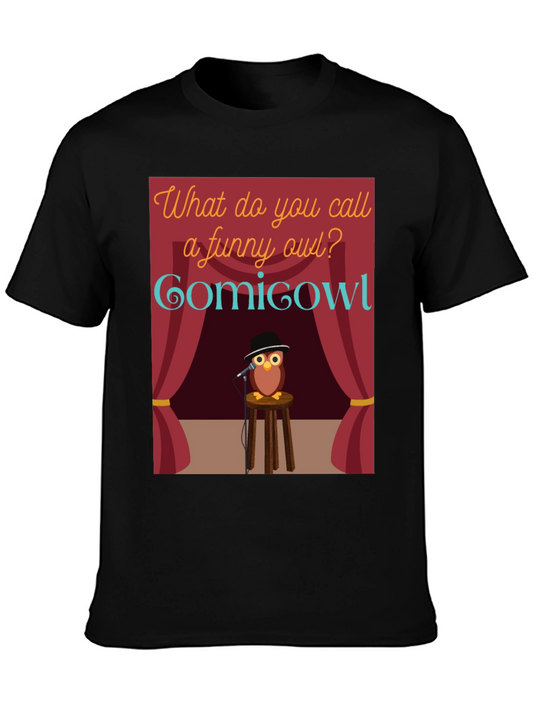 Funny Owl Stand-Up Comedy T-Shirt