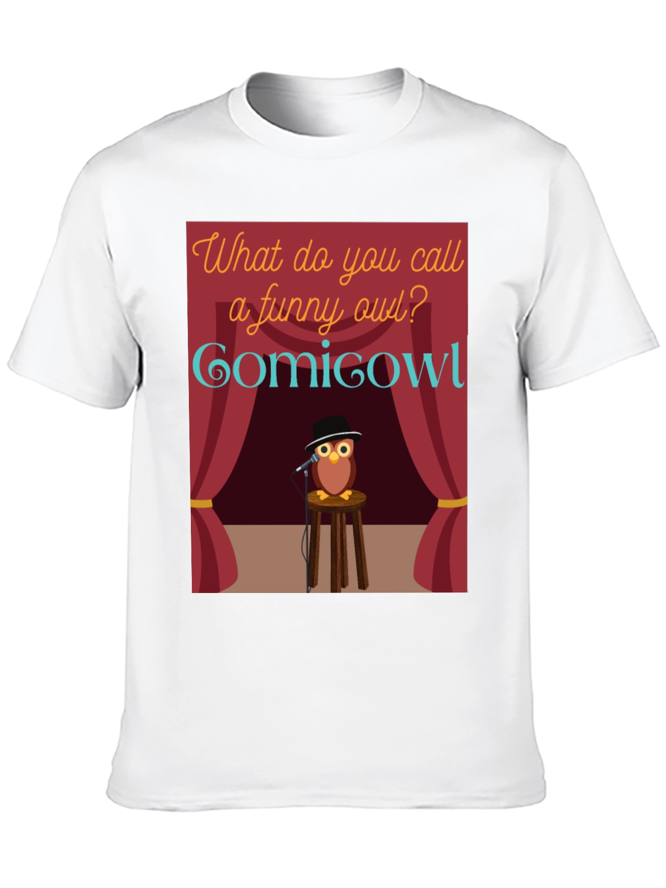 Funny Owl Stand-Up Comedy T-Shirt