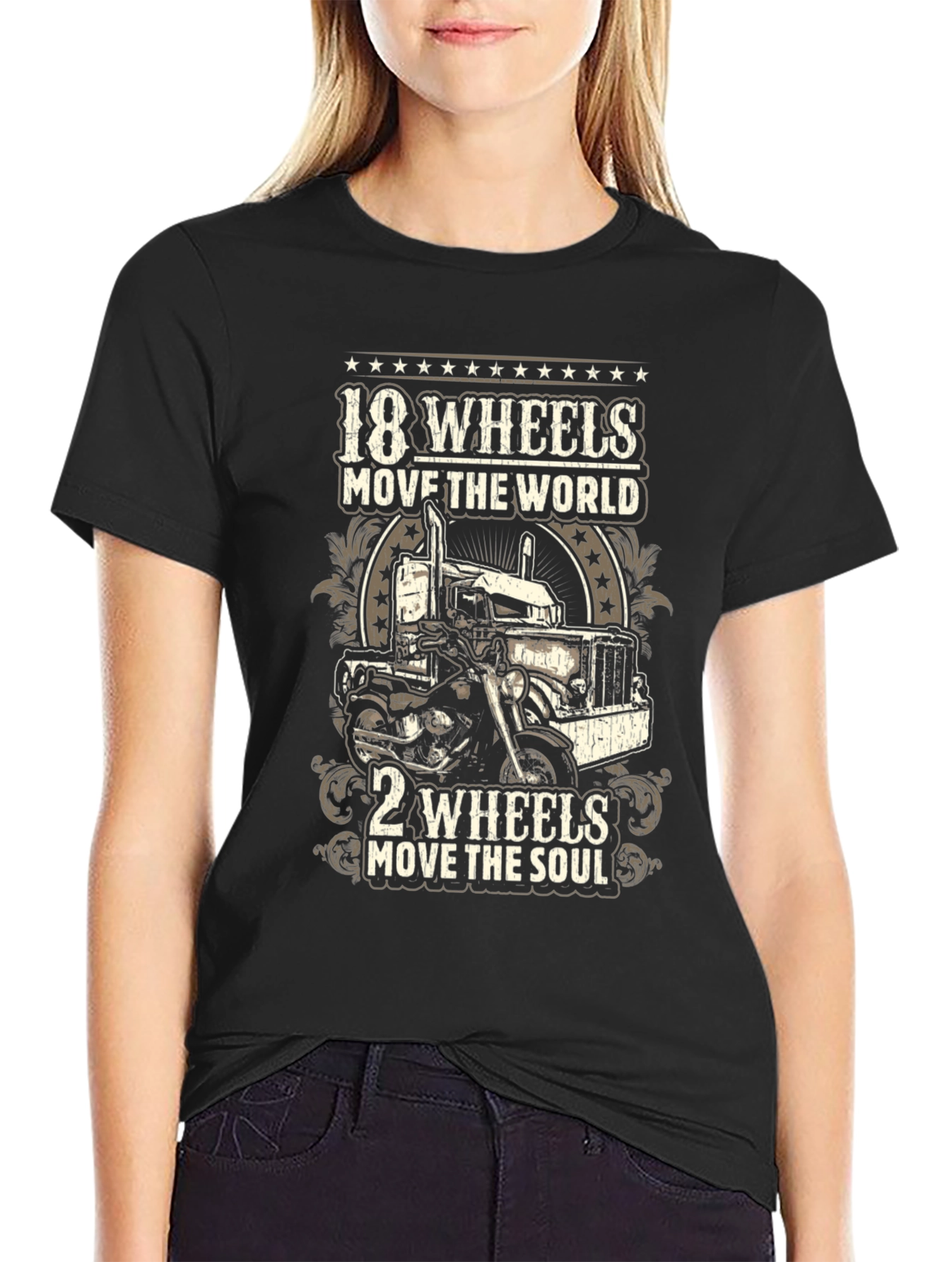18 Wheels Move the World T-Shirt