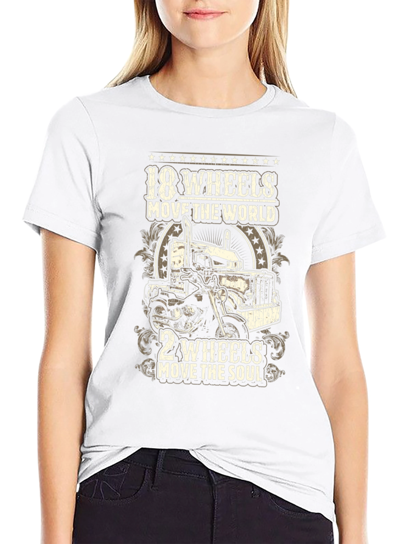 18 Wheels Move the World T-Shirt