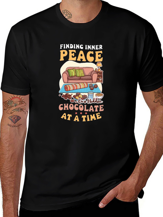 Finding Inner Peace Chocolate T-Shirt