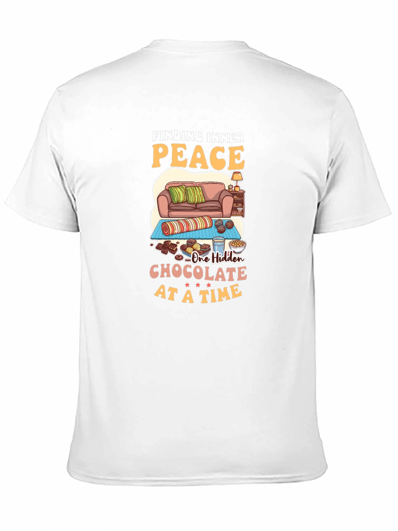 Finding Inner Peace Chocolate T-Shirt