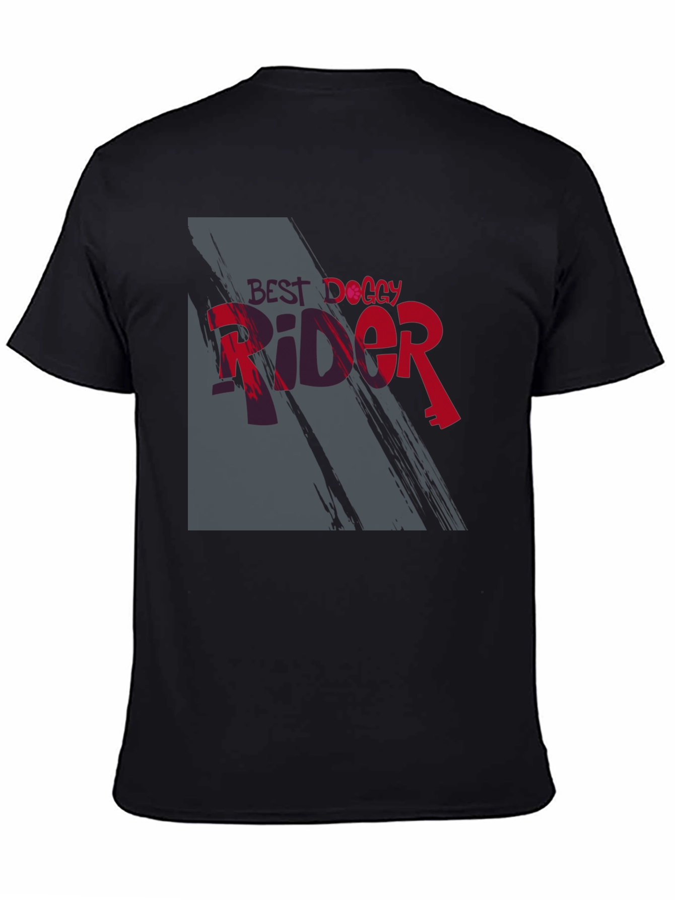 Best Doggy Rider Graphic T-Shirt - Trendy Casual Wear