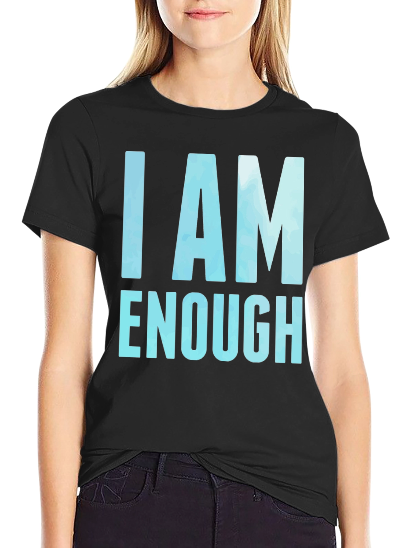 I AM ENOUGH Motivational Graphic Tee