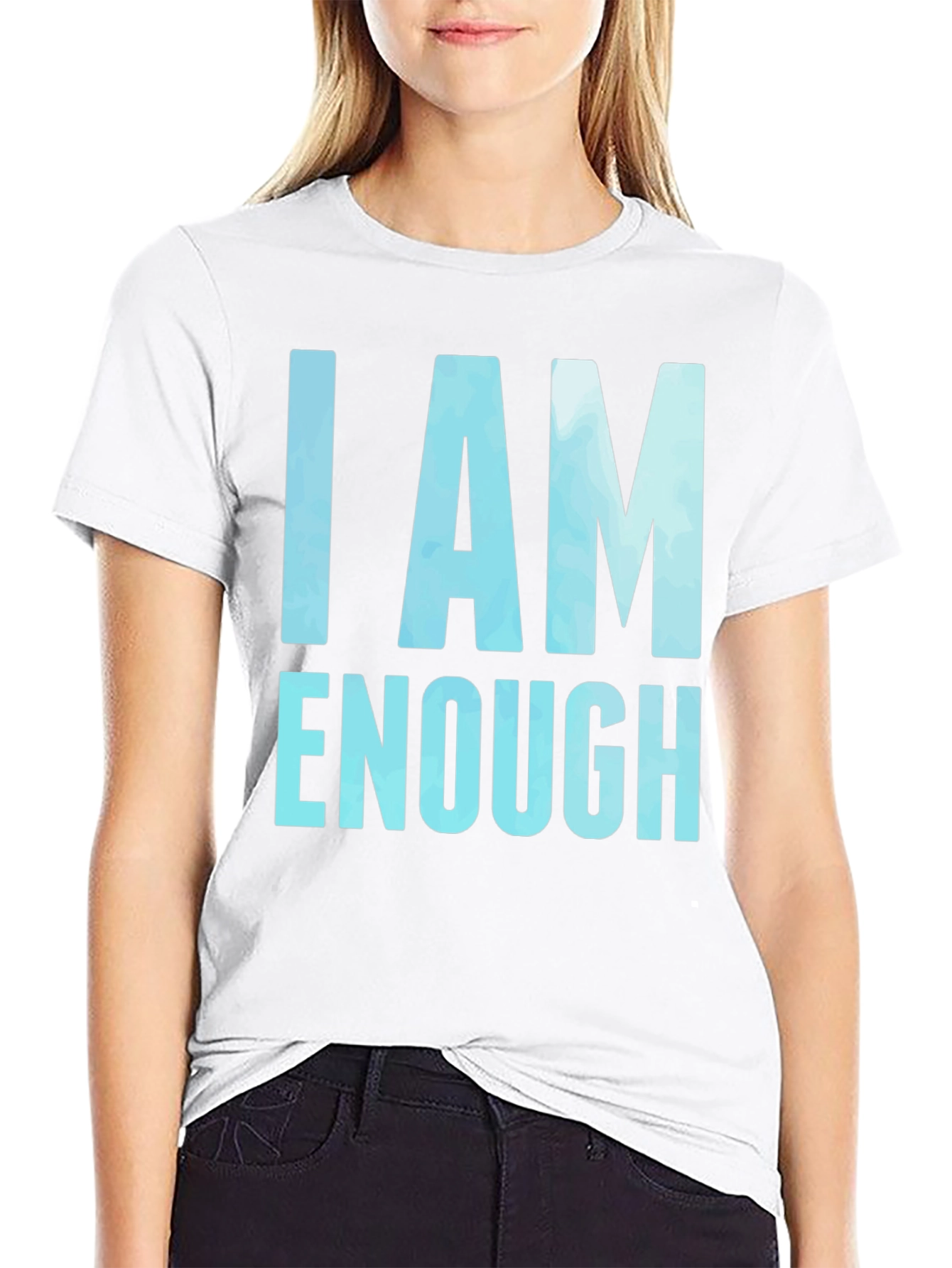 I AM ENOUGH Motivational Graphic Tee