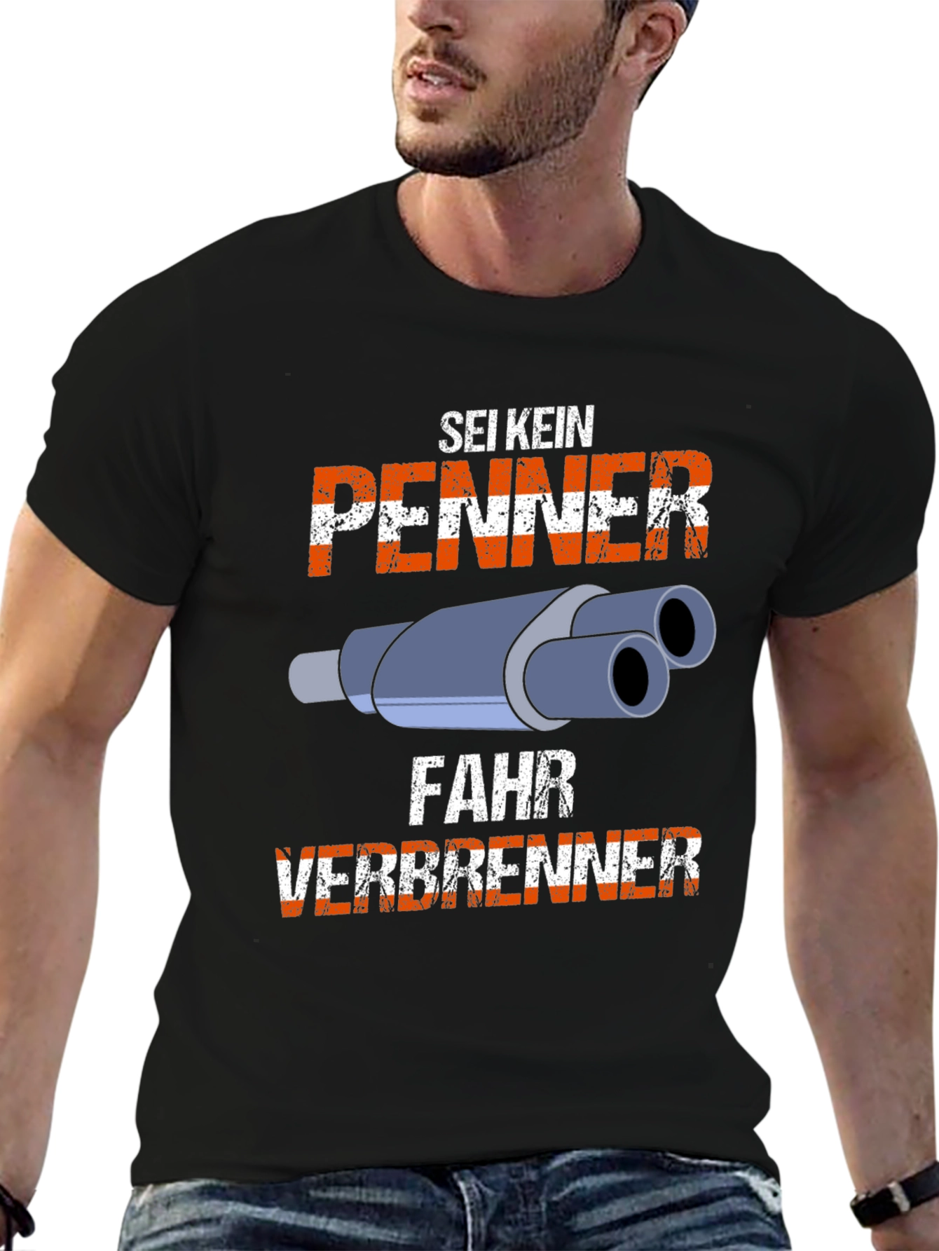 Sei Kein Penner Fahr Verbrenner T-Shirt