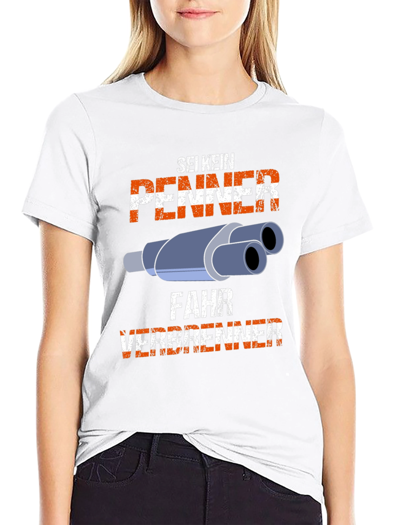 Sei Kein Penner Fahr Verbrenner T-Shirt