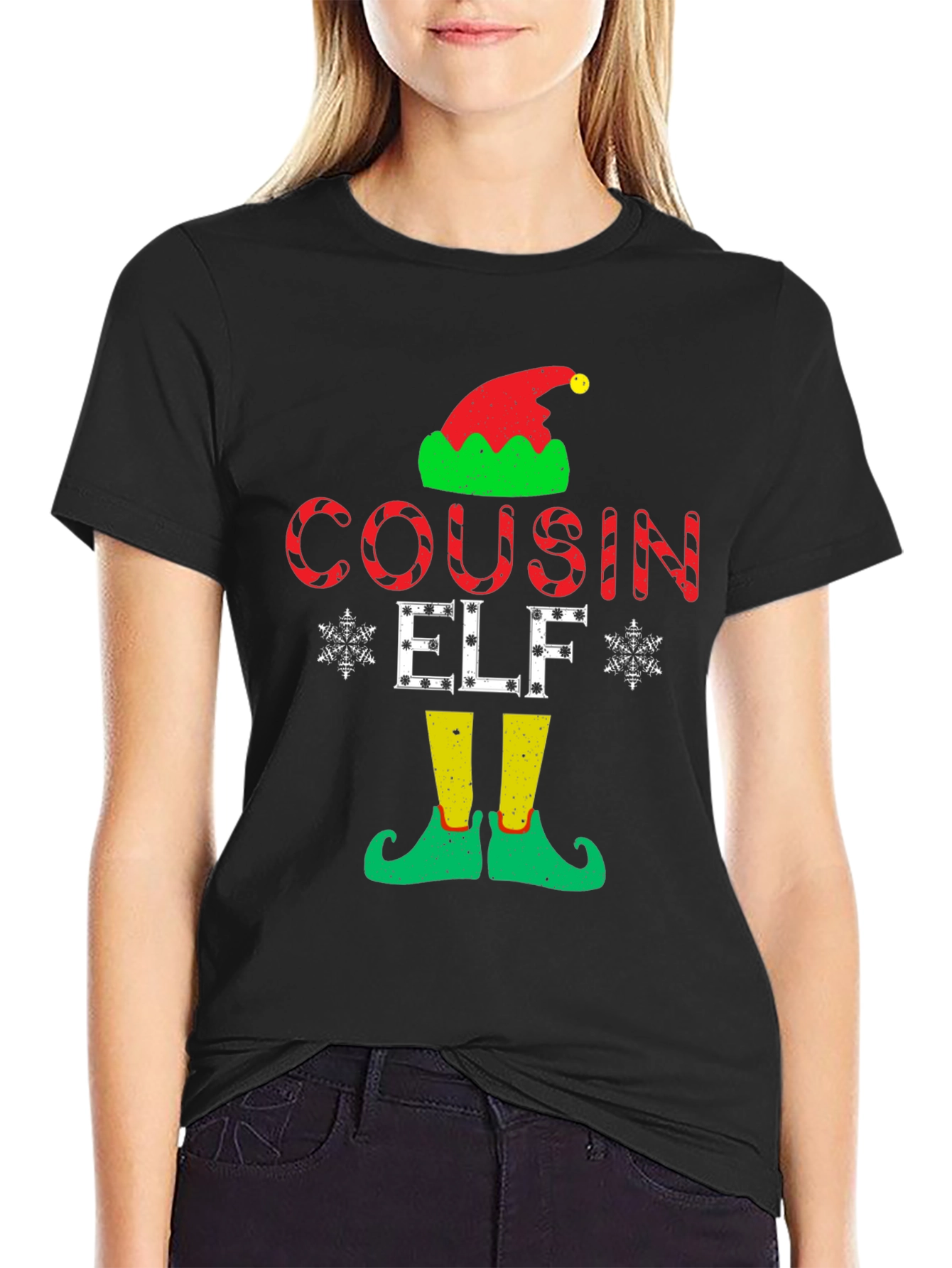 Cousin Elf Christmas T-Shirt Holiday Tee