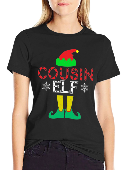 Cousin Elf Christmas T-Shirt Holiday Tee