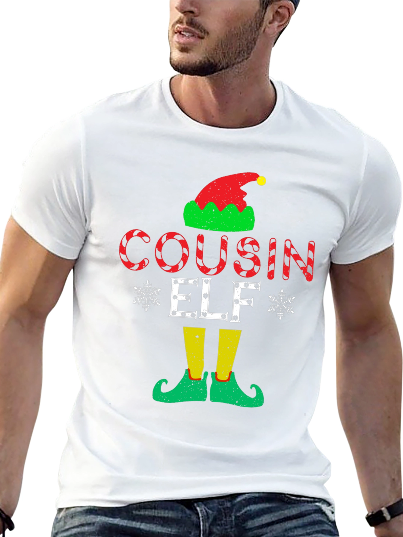 Cousin Elf Christmas T-Shirt Holiday Tee