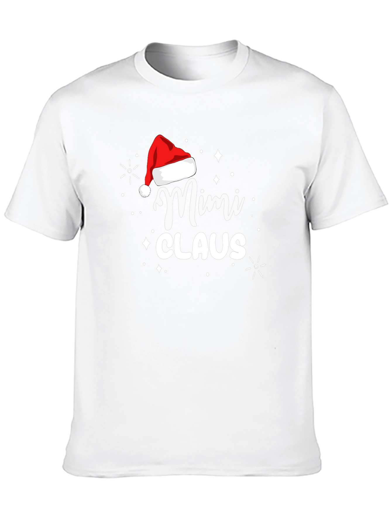Mimi Claus Santa Hat Graphic Tee