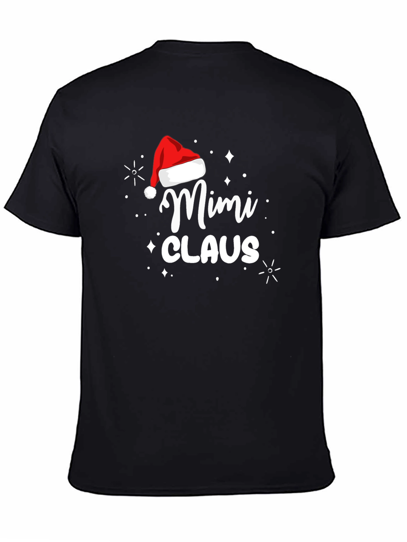 Mimi Claus Santa Hat Graphic Tee
