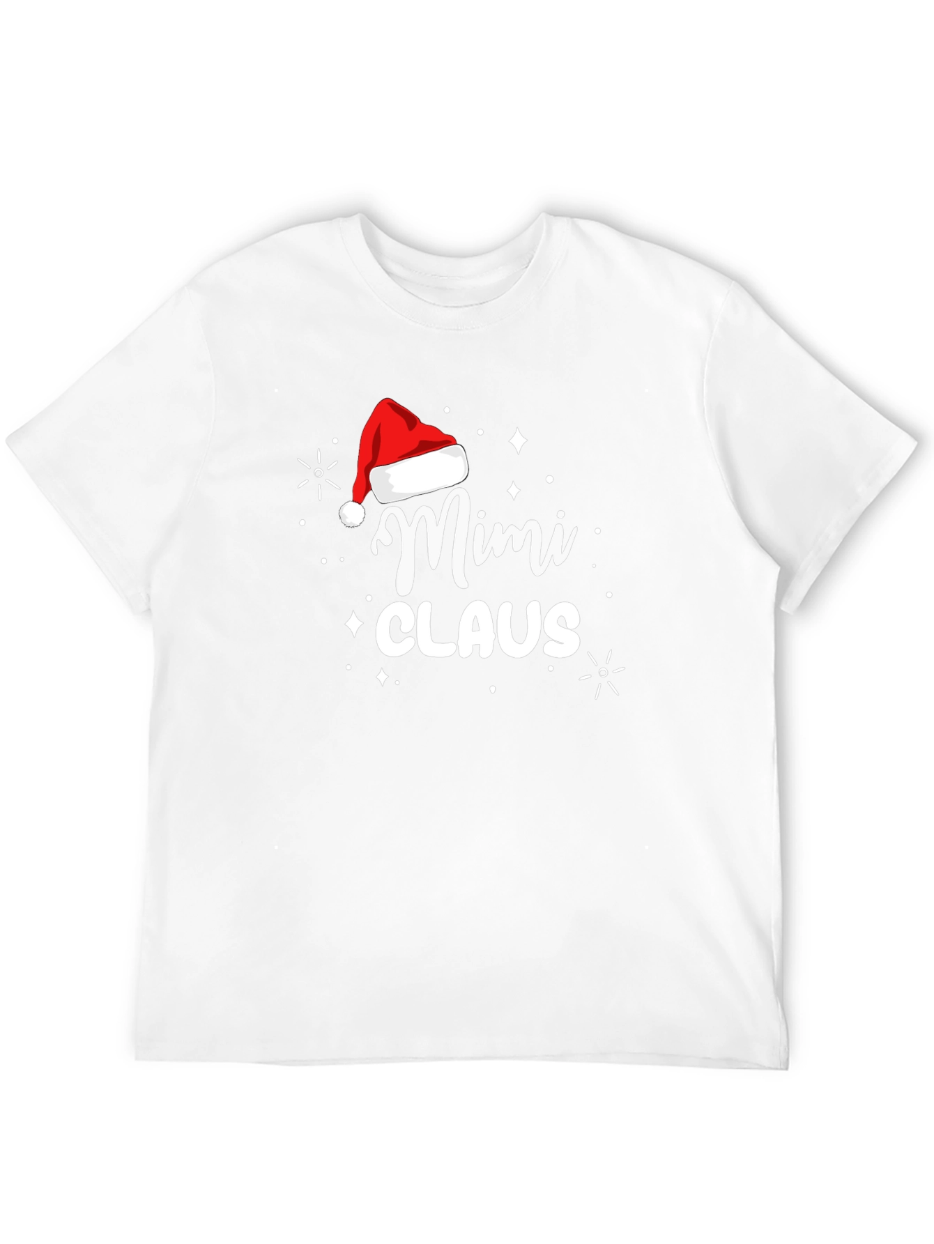 Mimi Claus Santa Hat Graphic Tee