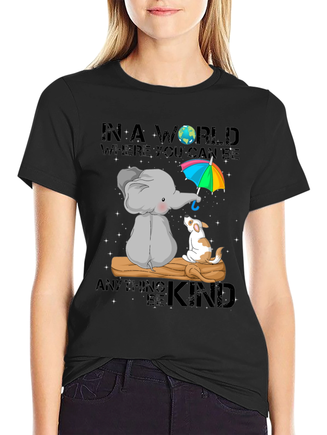 Elephant and Dog Kindness T-Shirt