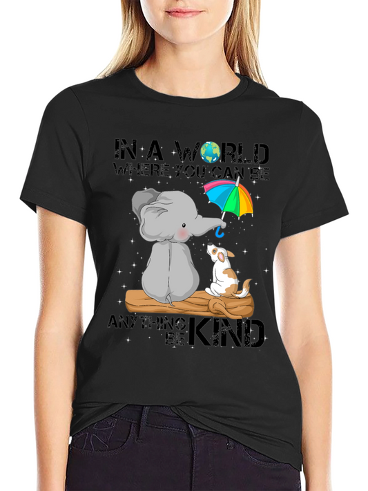Elephant and Dog Kindness T-Shirt