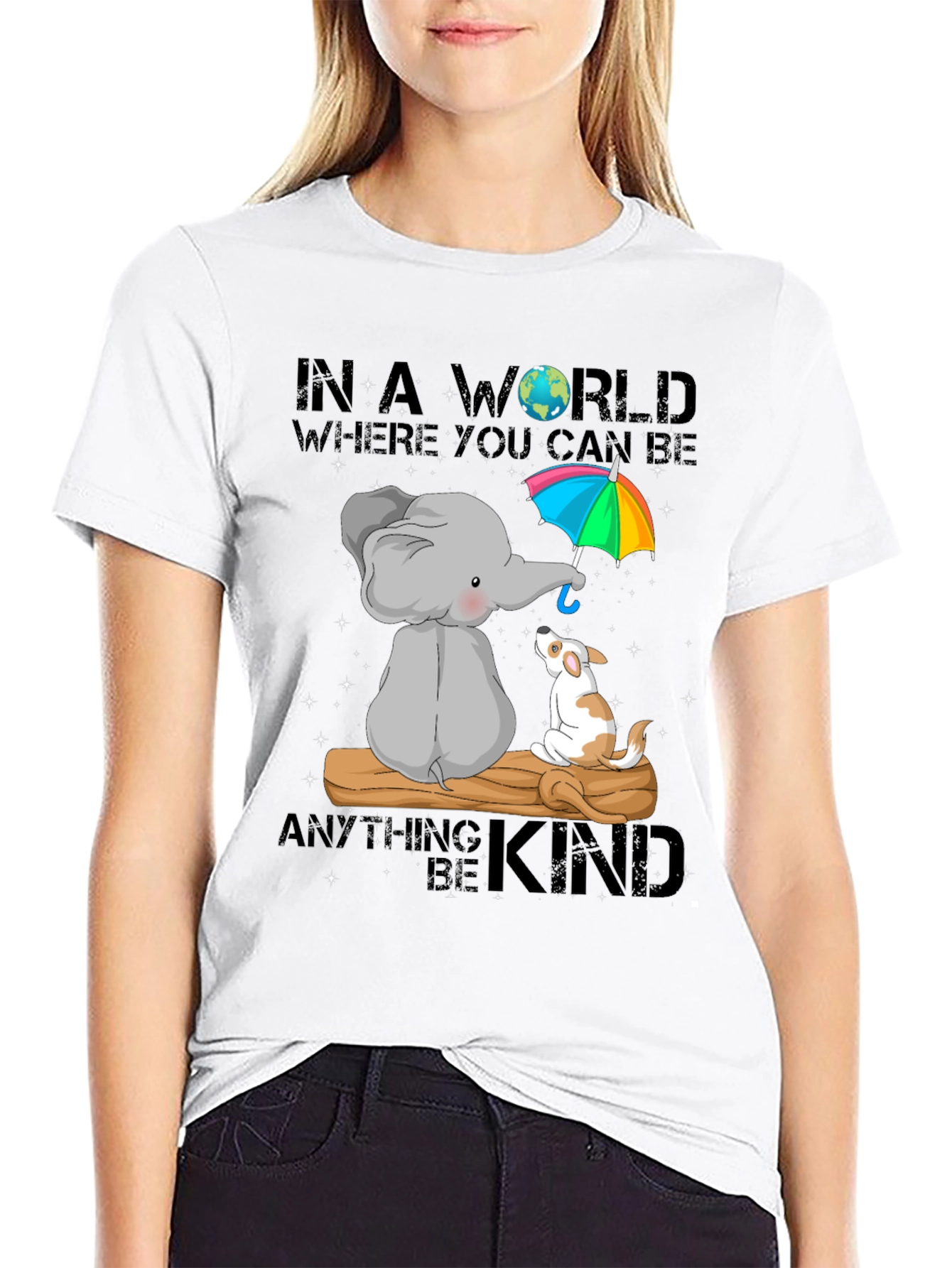 Elephant and Dog Kindness T-Shirt