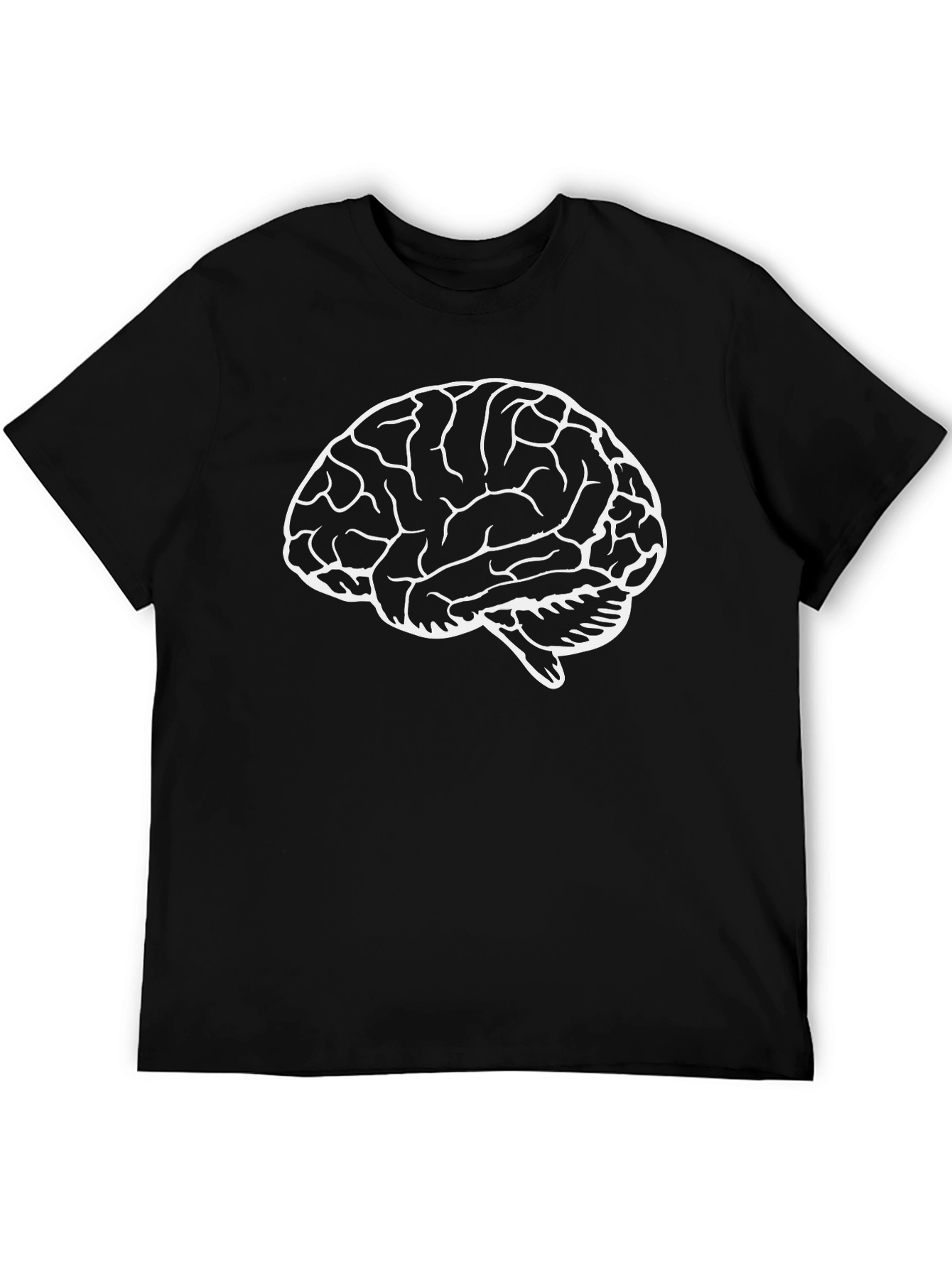Brain Graphic Tee - Intellectual Style