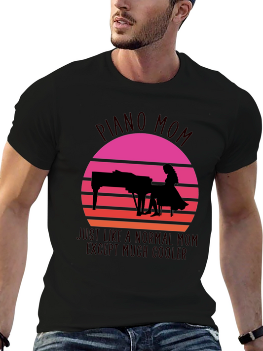 Piano Mom T-Shirt - Musical Gift
