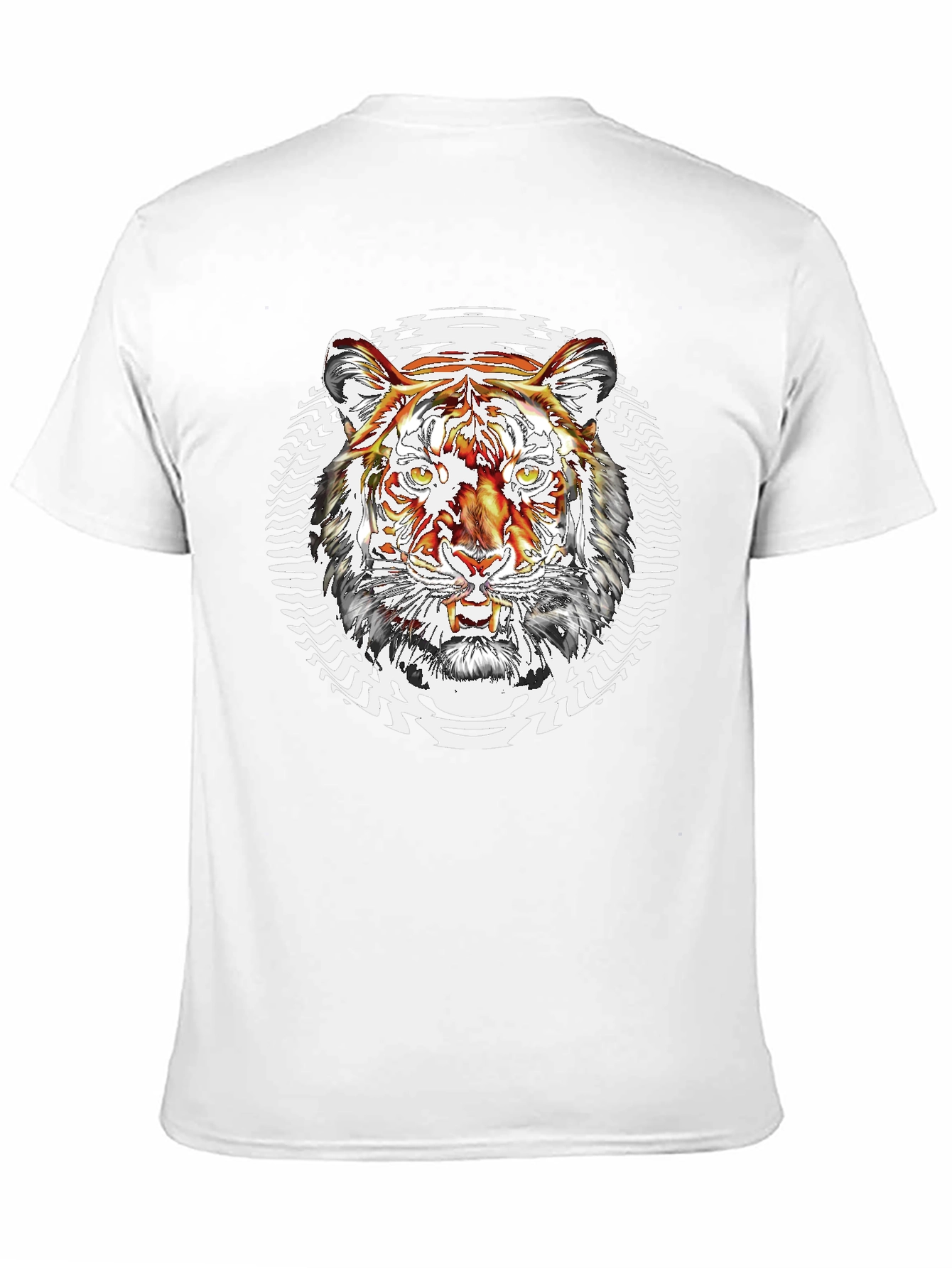Tiger Graphic Mens Black Tee