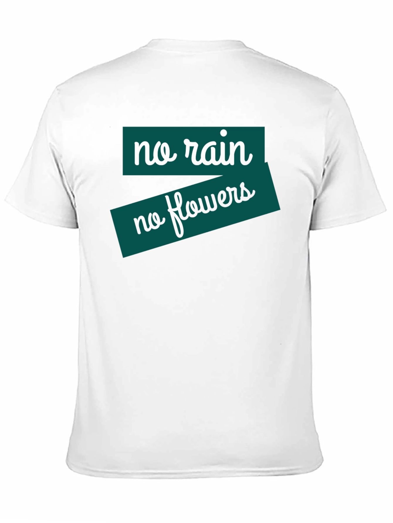 No Rain No Flowers T-Shirt - Black