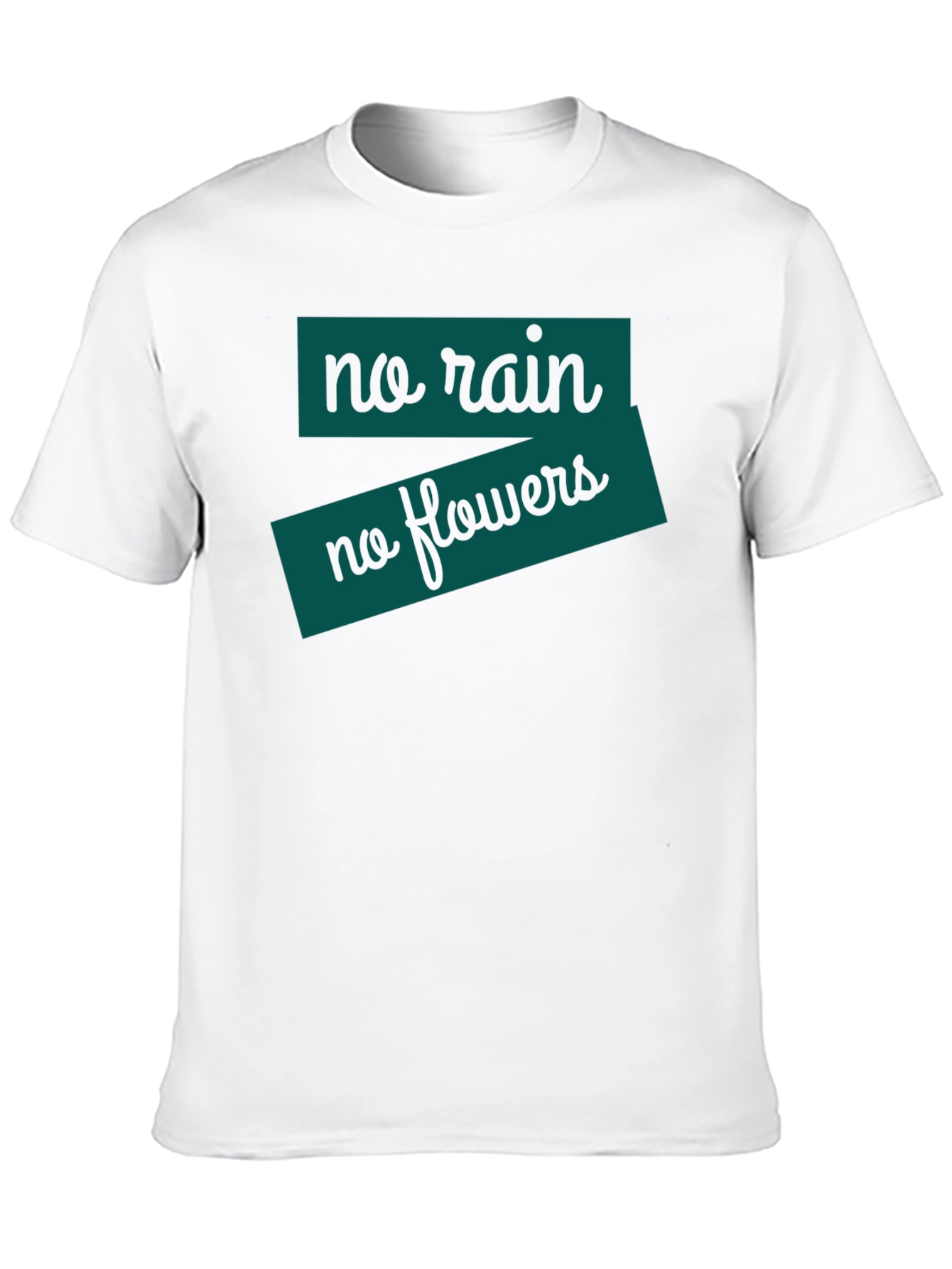 No Rain No Flowers T-Shirt - Black