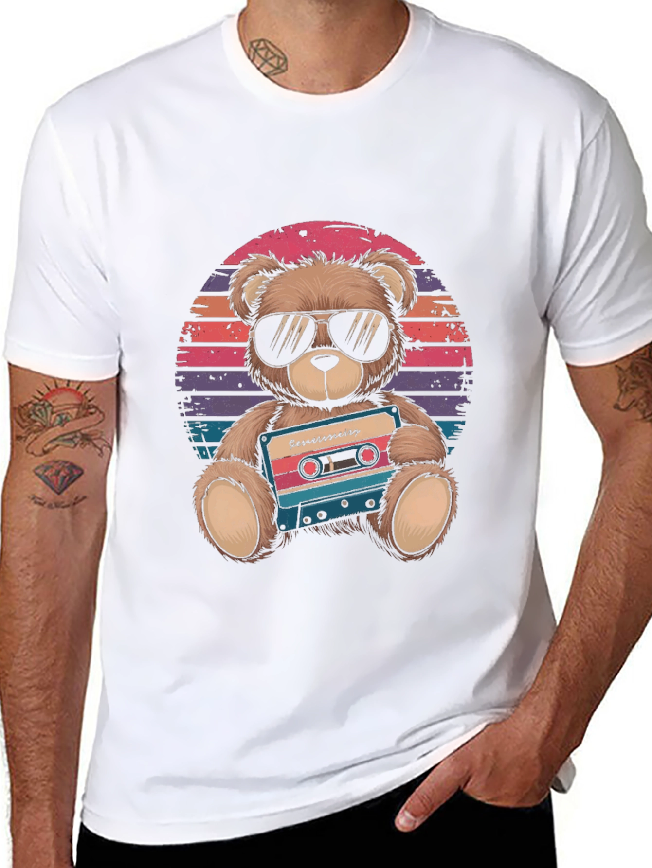 Retro Bear Graphic Tee