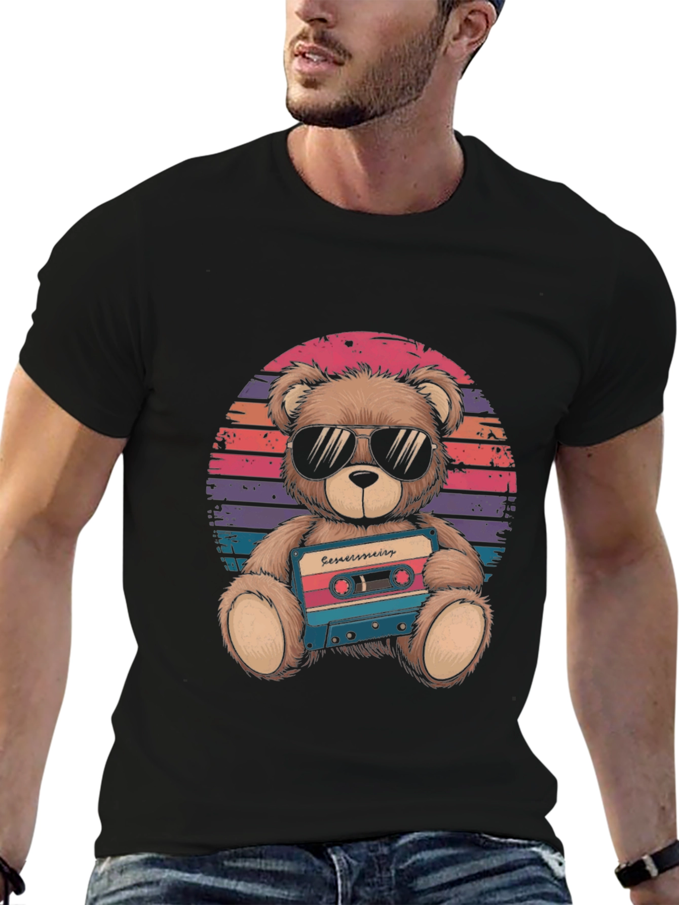 Retro Bear Graphic Tee