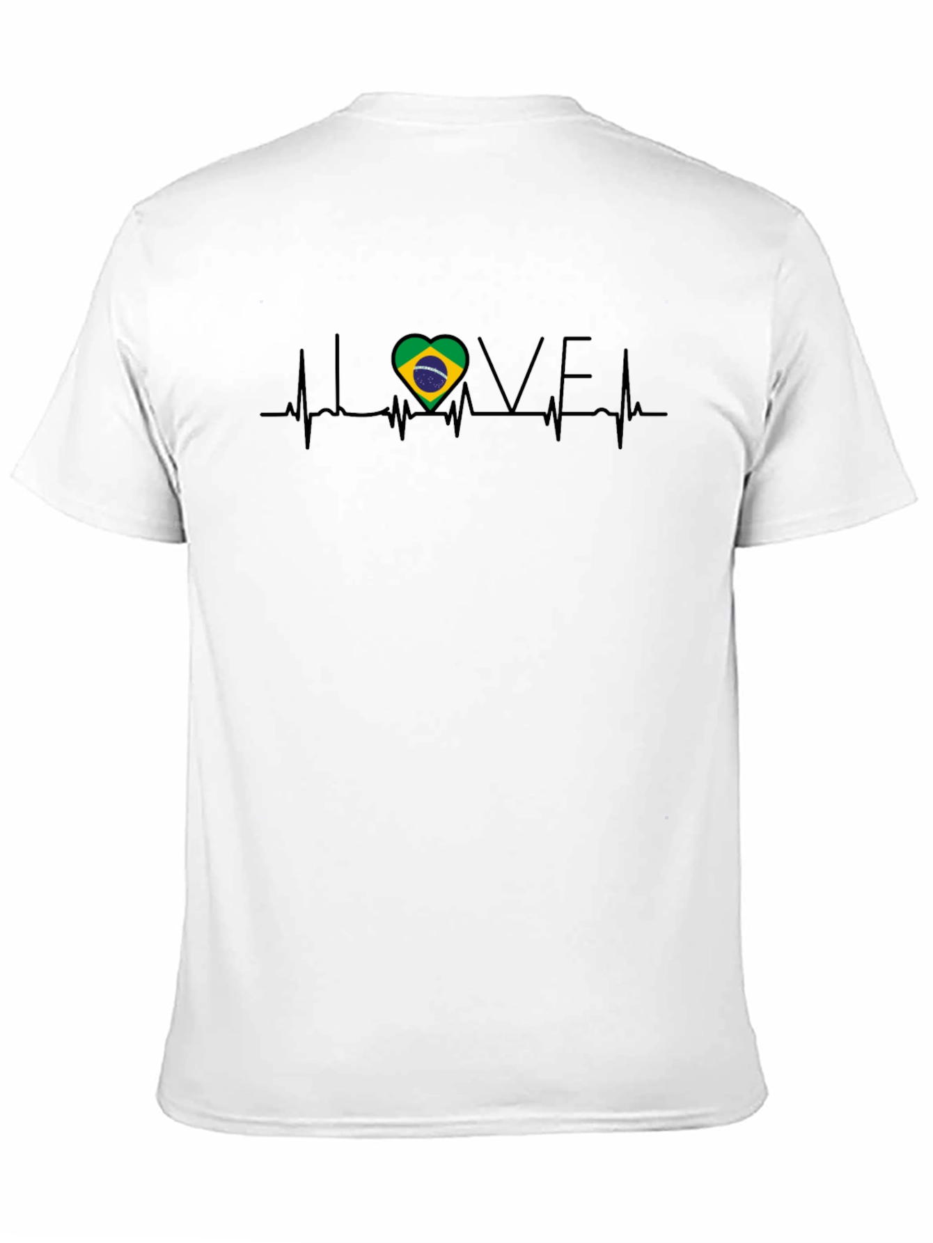 Brazil Heartbeat Love T-Shirt