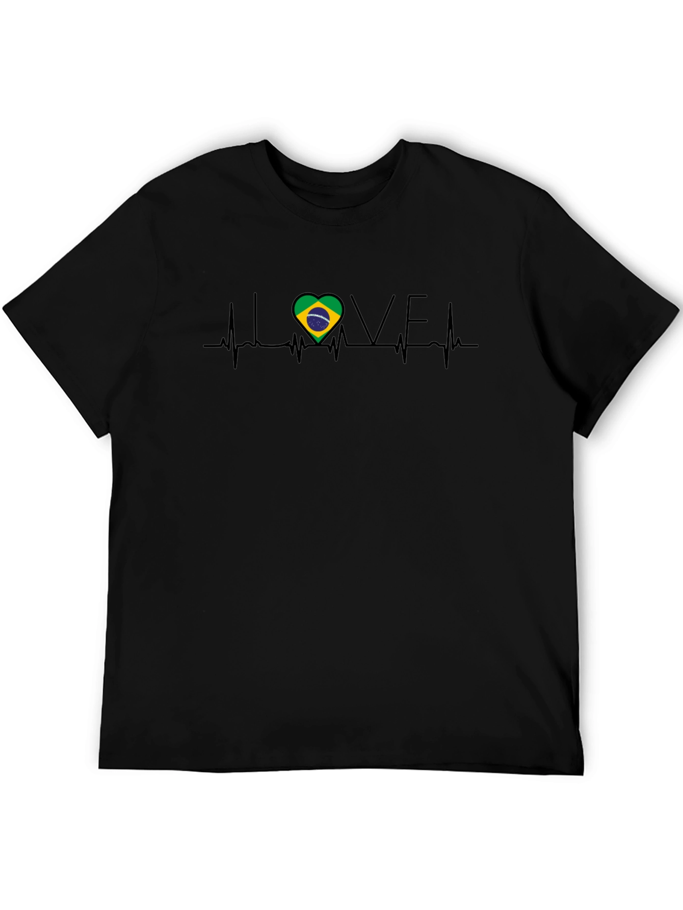 Brazil Heartbeat Love T-Shirt