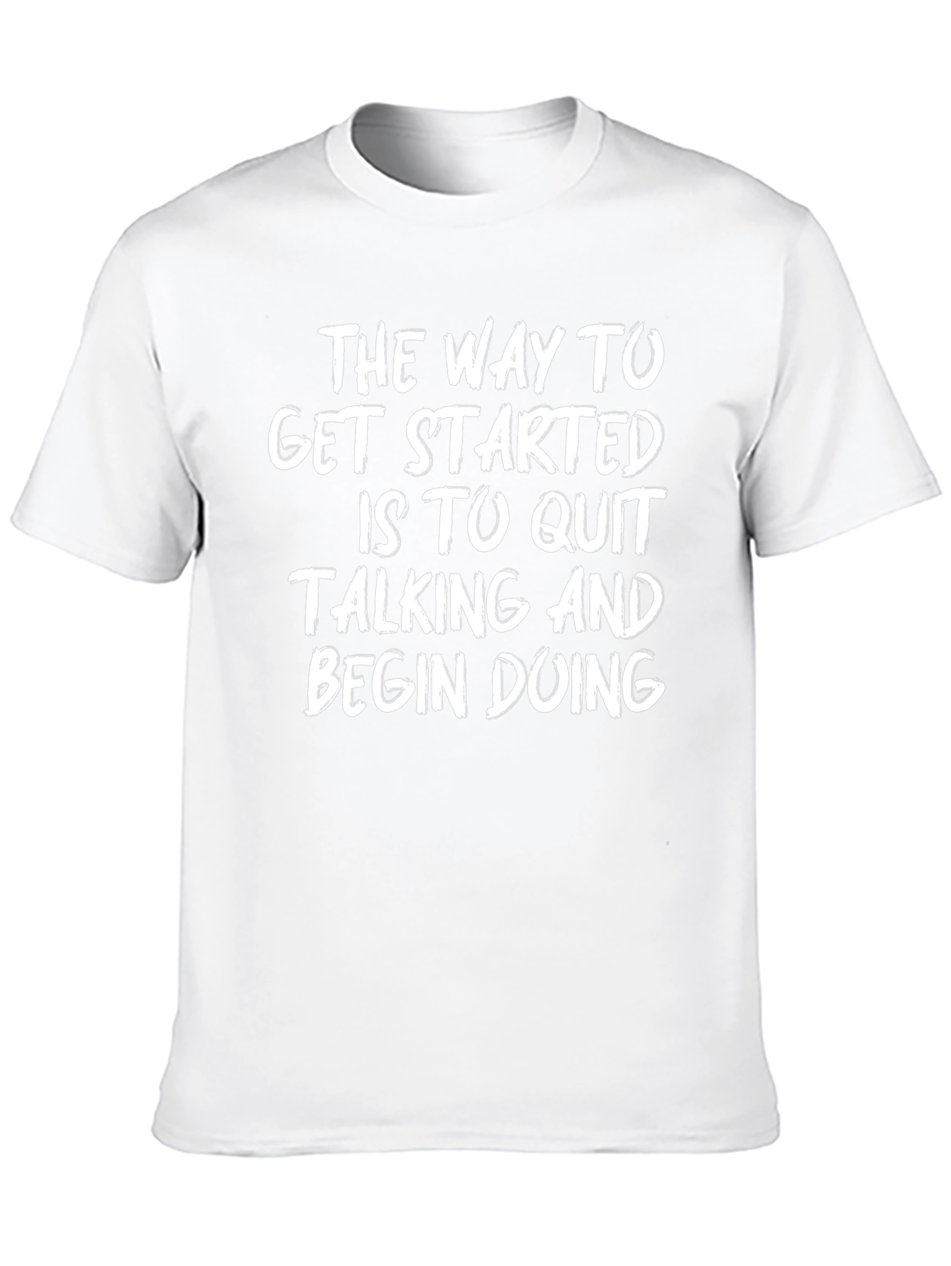 Motivational Quote Graphic Tee - Start Doing!