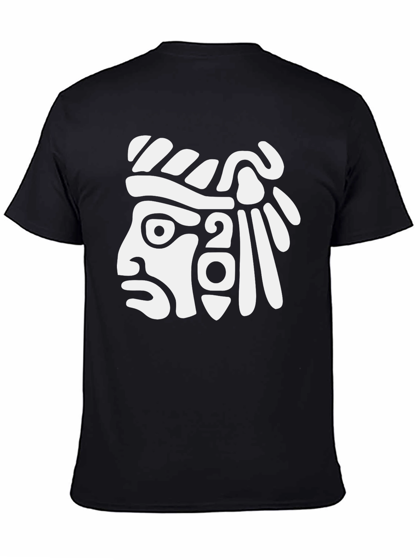 Aztec Warrior Graphic Tee - Black