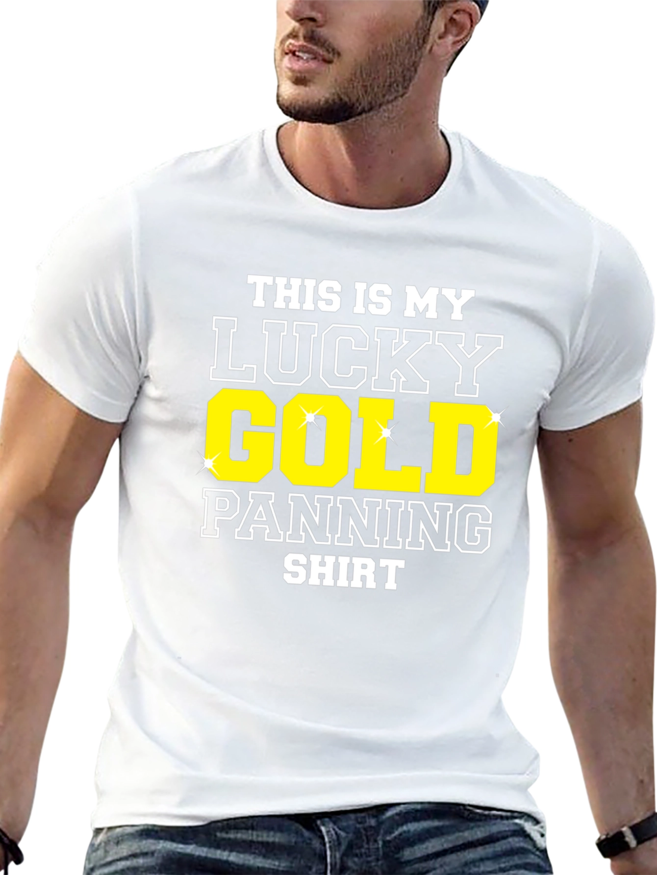 Lucky Gold Panning Shirt - Funny Miner Tee