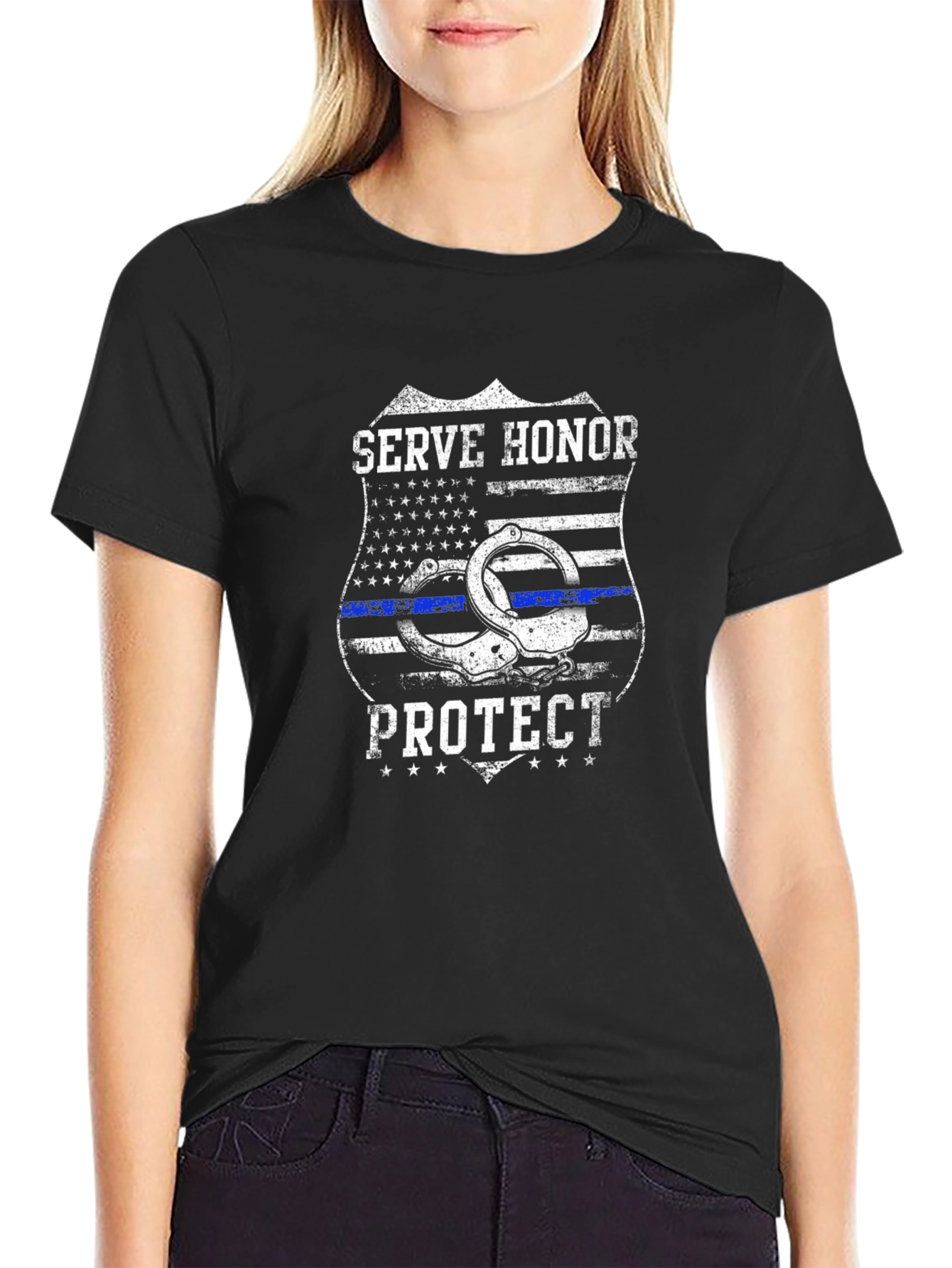 Serve Honor Protect Police T-Shirt
