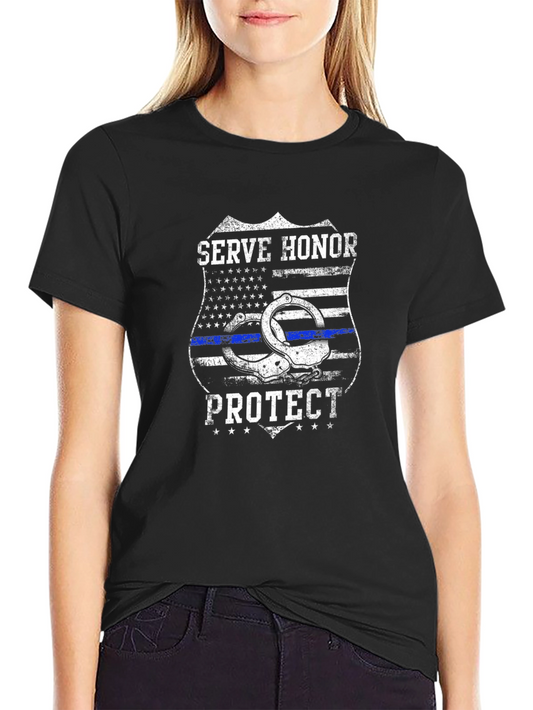 Serve Honor Protect Police T-Shirt