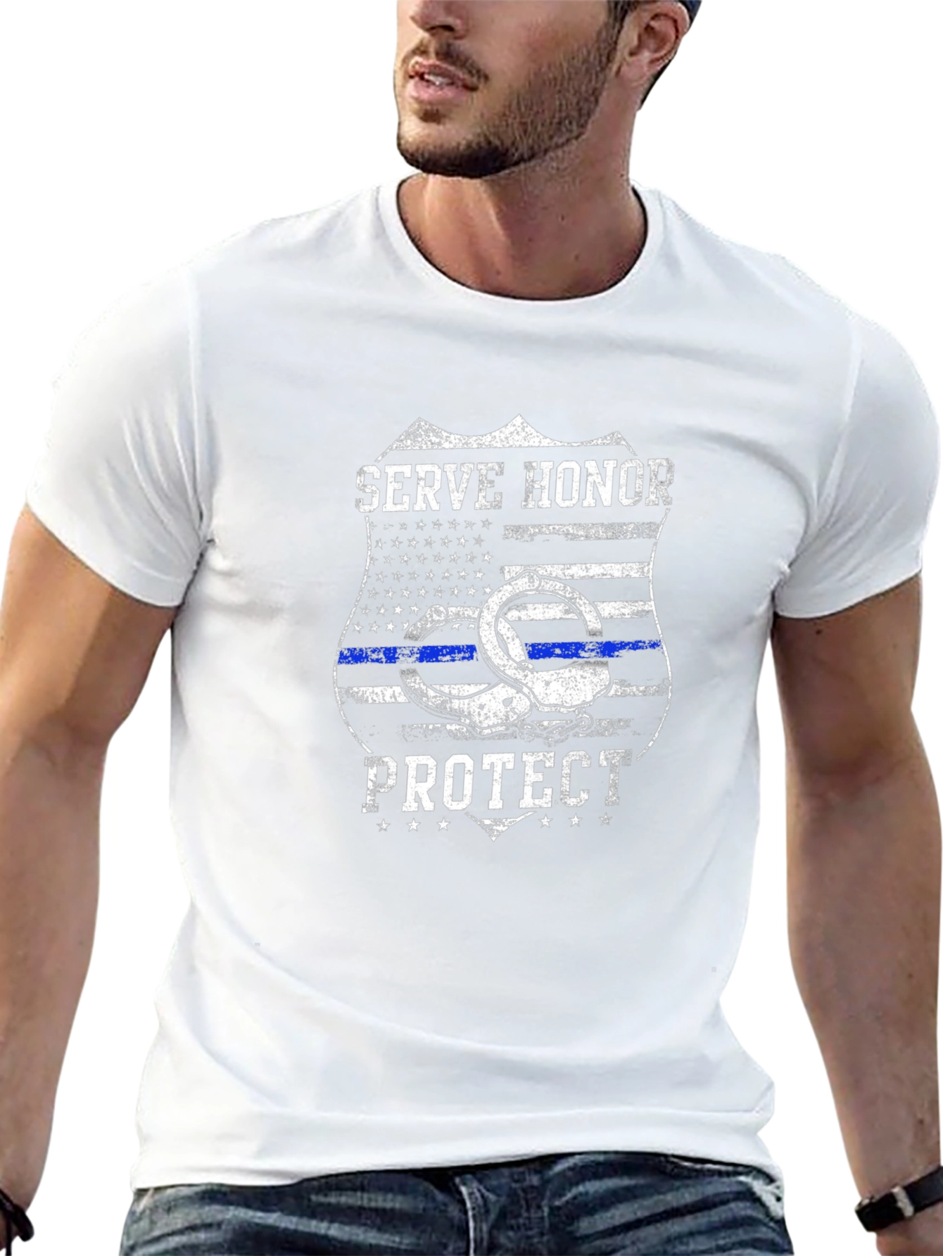 Serve Honor Protect Police T-Shirt