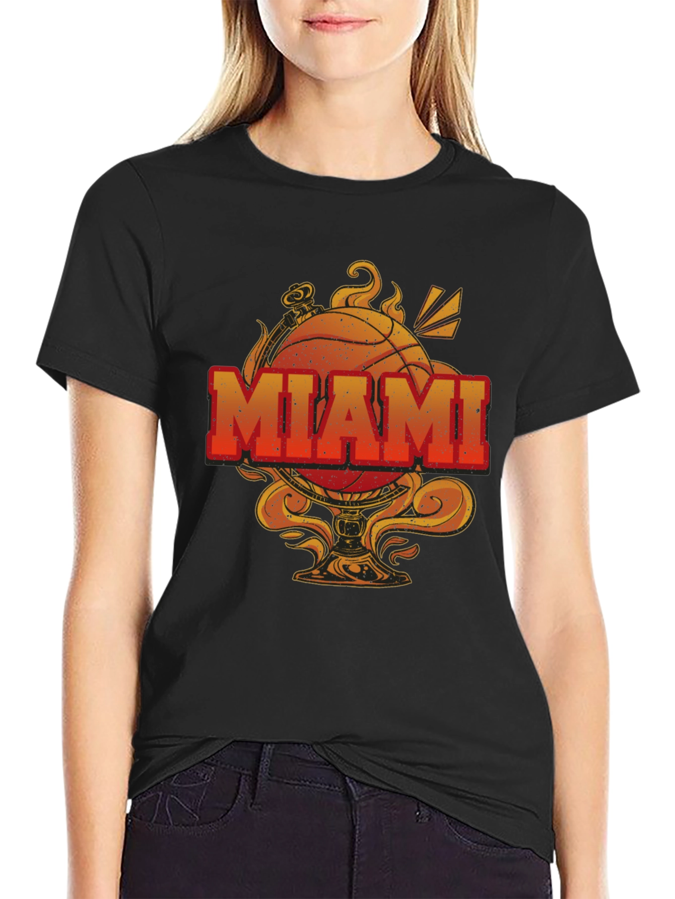 Miami Basketball Graphic T-Shirt
