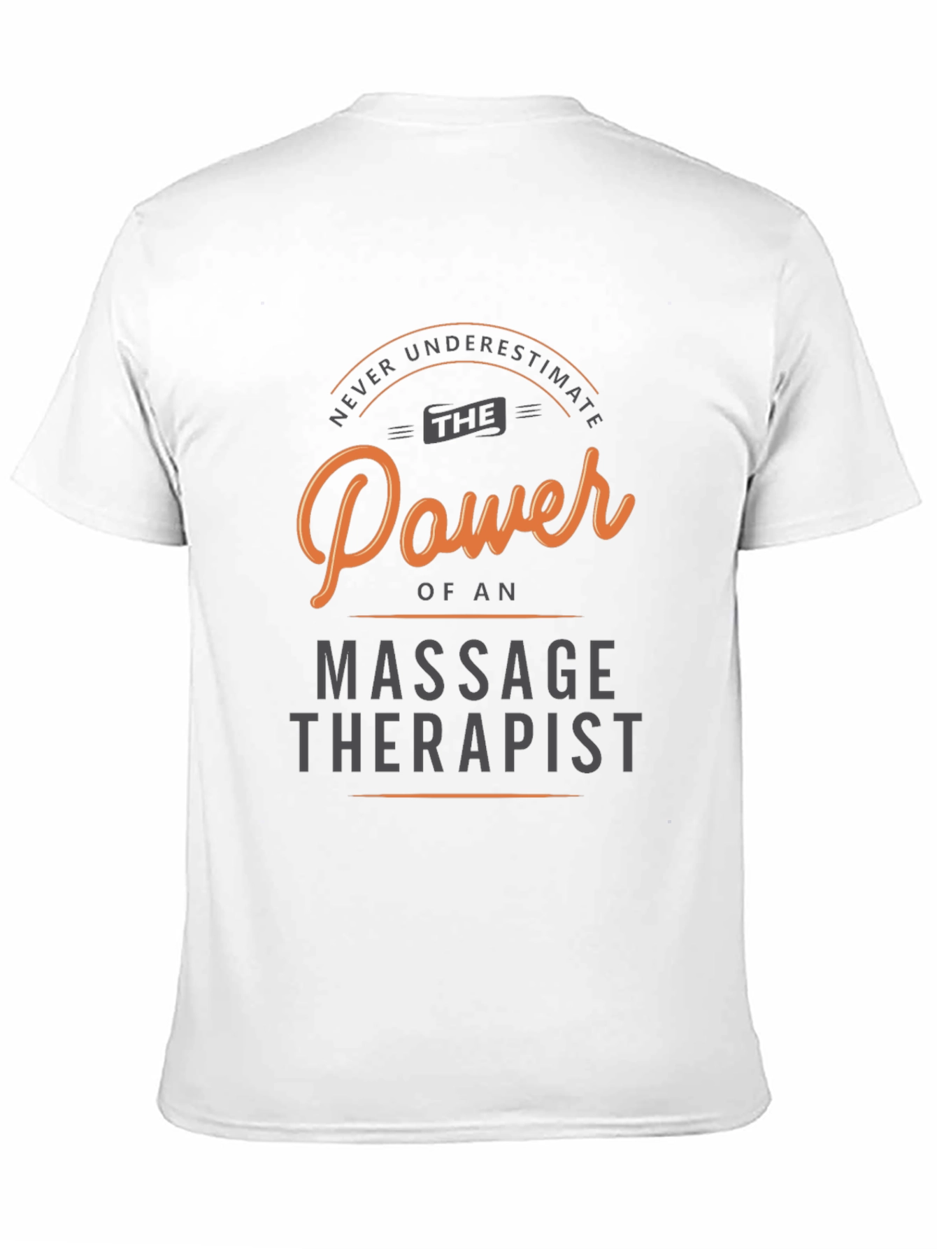 Massage Therapist Power T-Shirt - Black Cotton